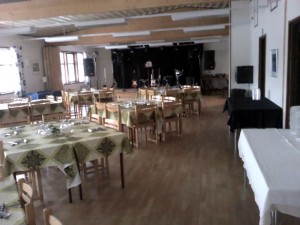 Dukning med liveband
